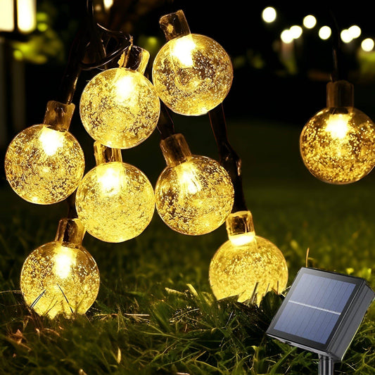 Upgraded Solar Bubble Ball String Light With 8 Different Modes - EcoSun Crafts