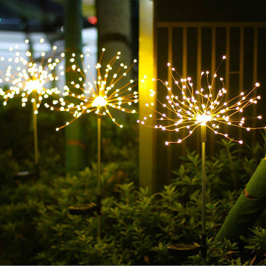 2 PCS Solar Firework Lights with 150 LED - EcoSun Crafts
